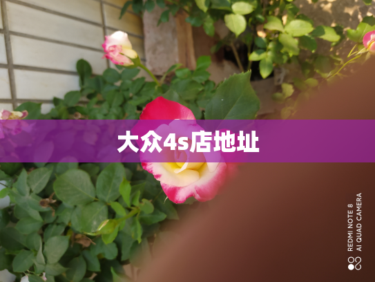 大众4s店地址